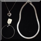 J02. Sterling jewelry.
